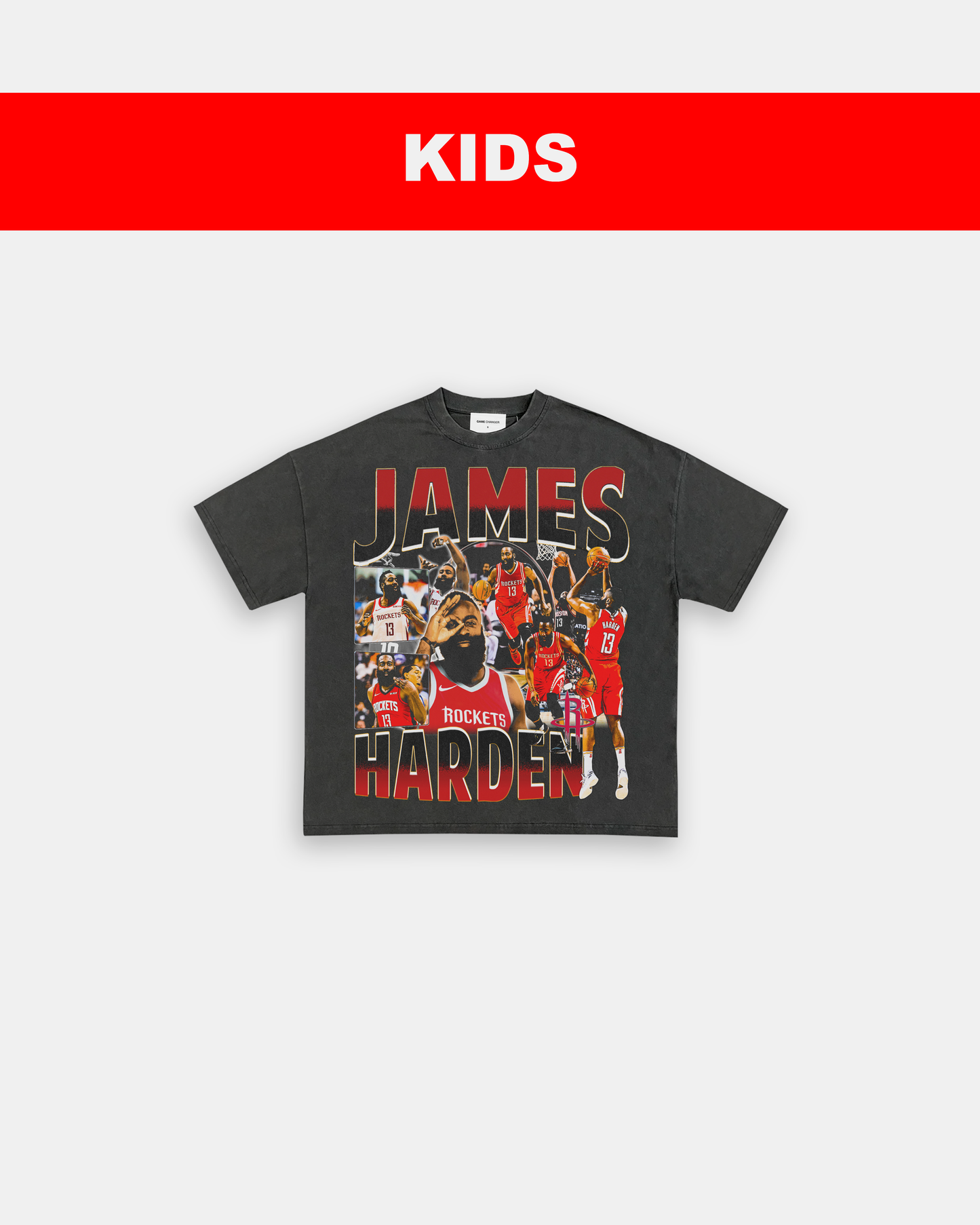 JAMES HARDEN - ROCKETS - KIDS TEE