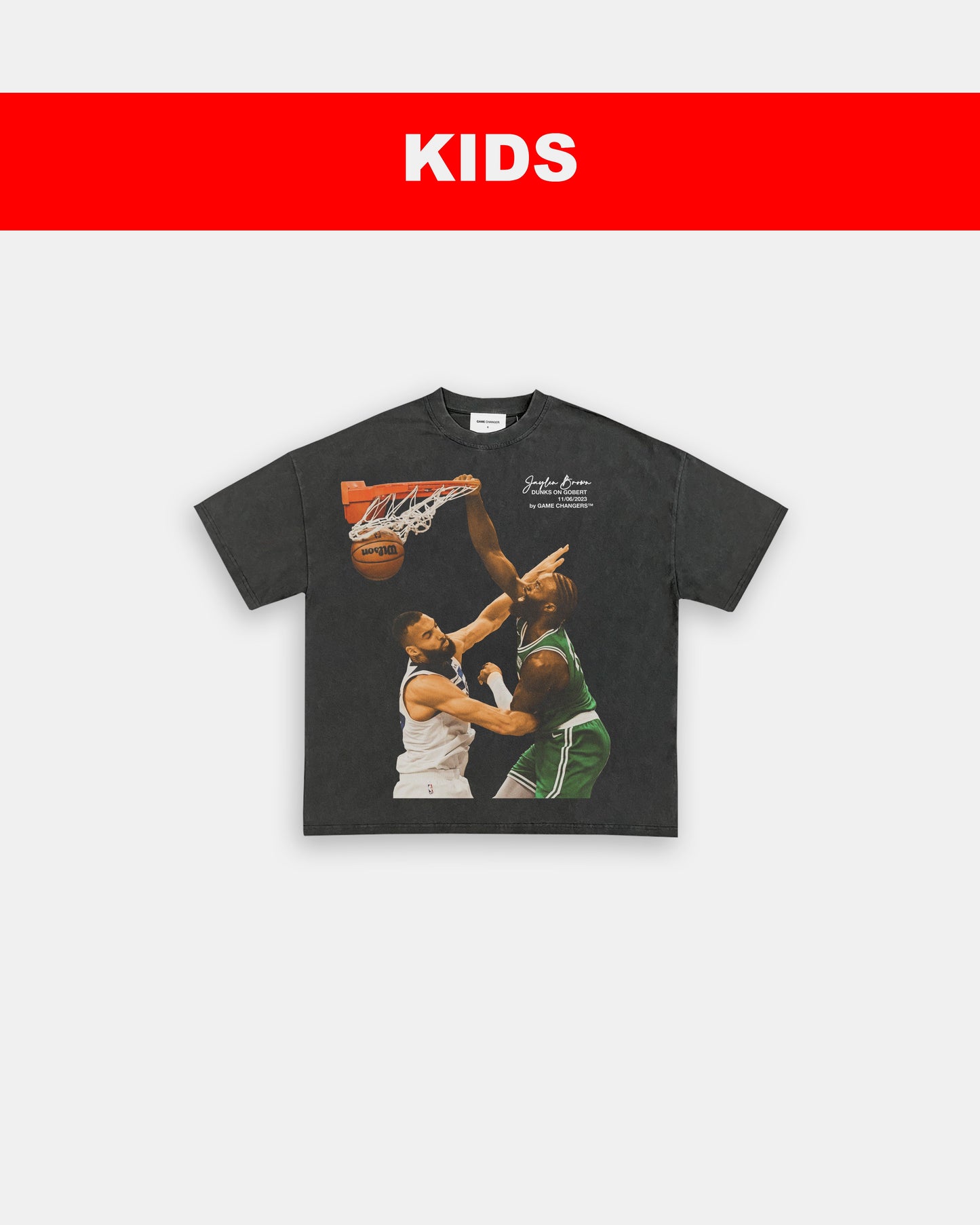 JAYLEN BROWN ON GOBERT - KIDS TEE