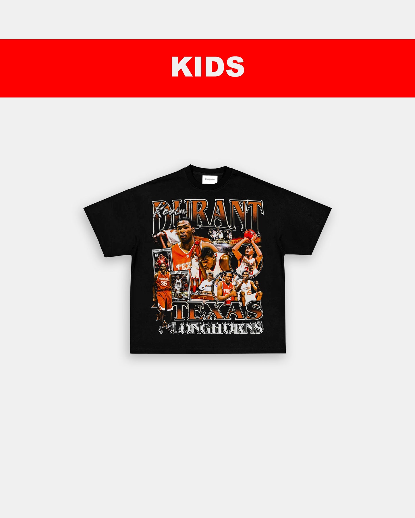 KEVIN DURANT - TEXAS - KIDS TEE