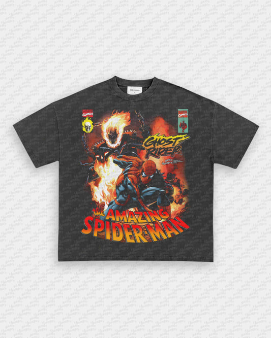 SPIDER MAN X GHOST RIDER V2 TEE