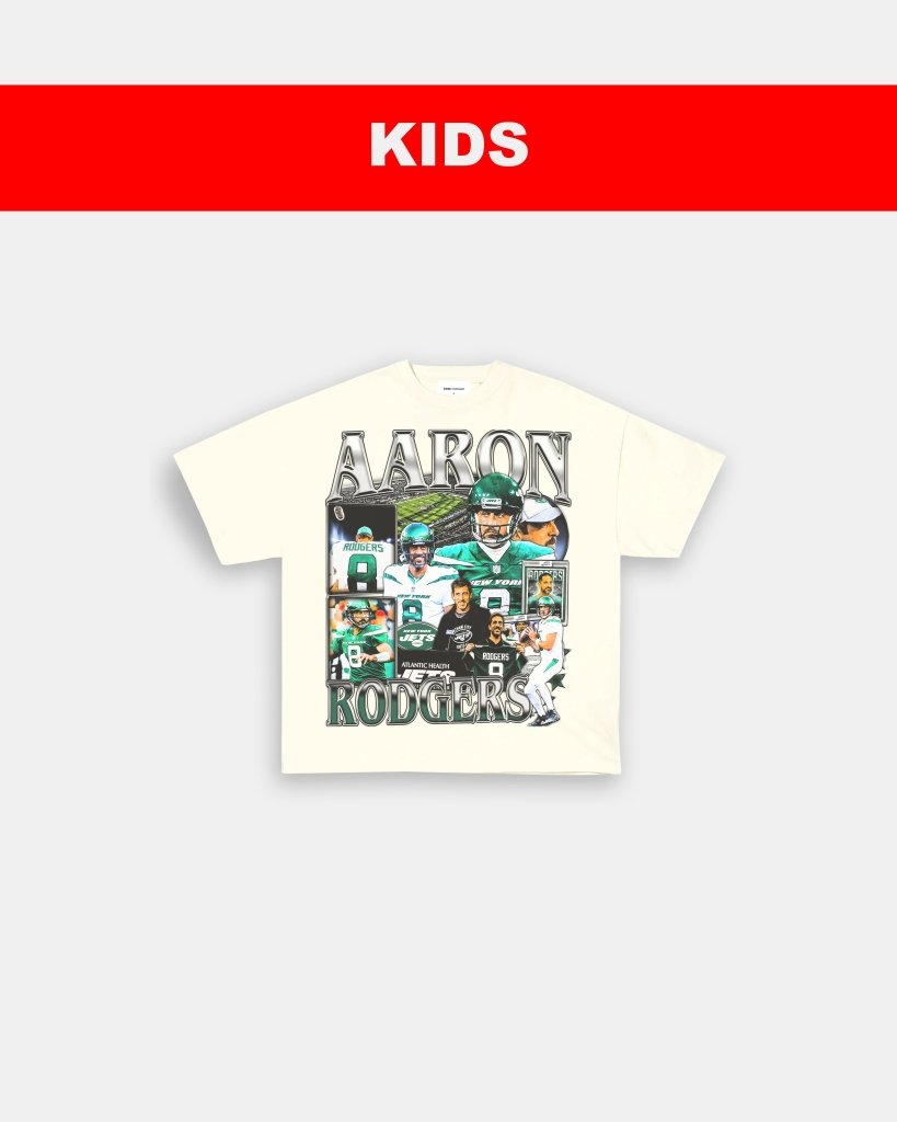 AARON RODGERS - JETS - KIDS TEE - VIP - GAME CHANGERS TEE