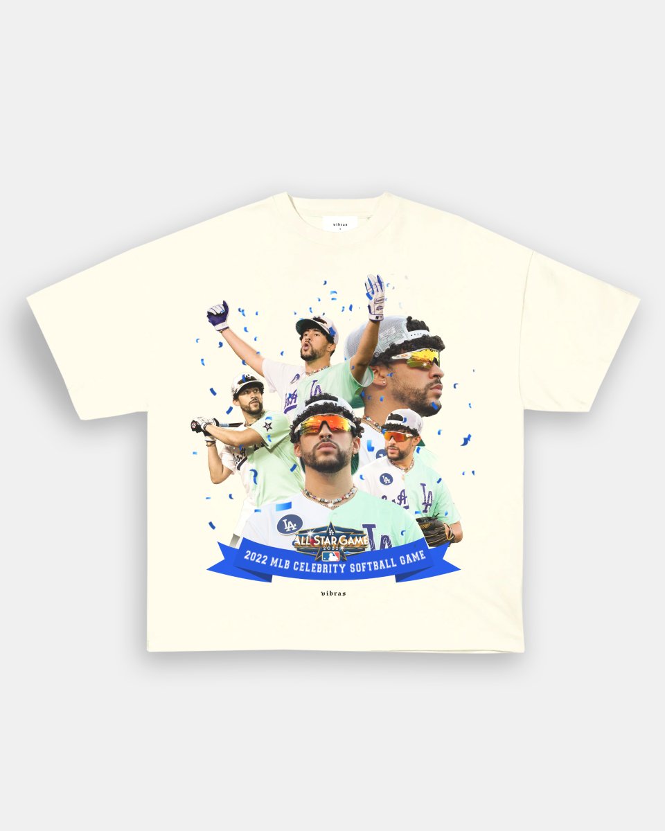 BAD BUNNY x DODGERS VINTAGE TEE - GAME CHANGERS