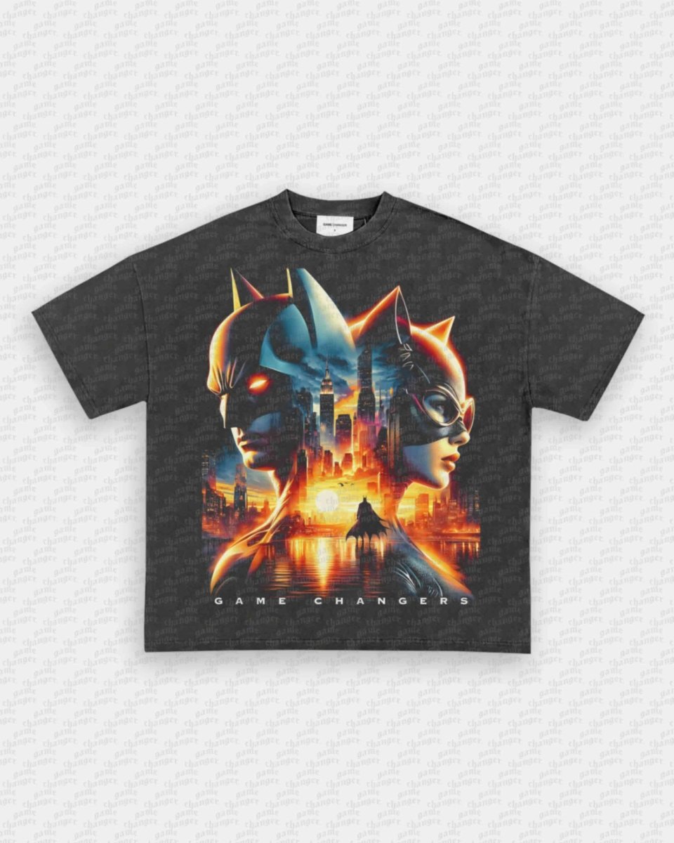 BATMAN AND CATWOMAN TEE - GAME CHANGERS
