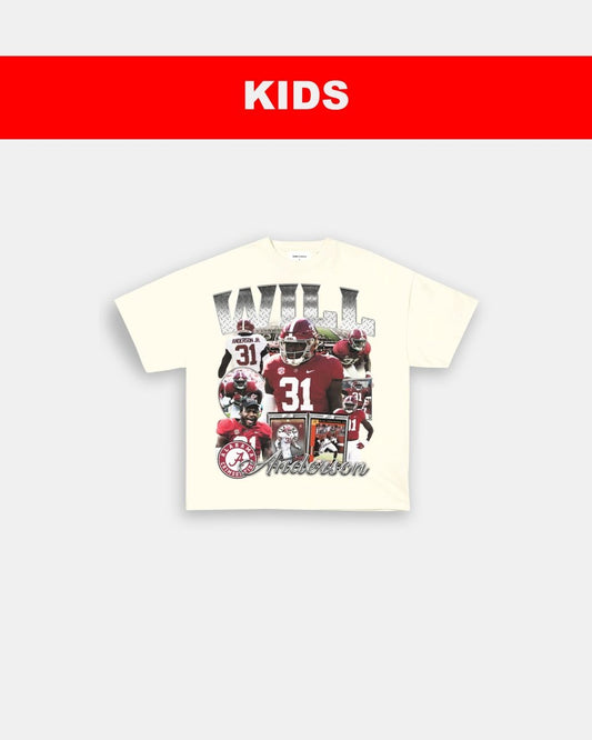 WILL ANDERSON JR - ALABAMA - KIDS TEE - GAME CHANGERS