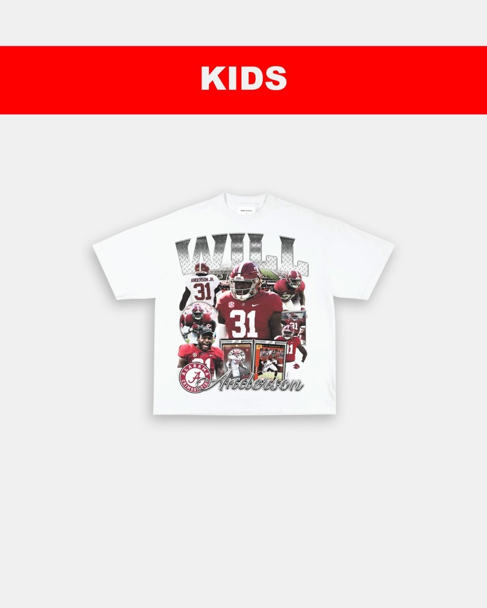 WILL ANDERSON JR - ALABAMA - KIDS TEE - GAME CHANGERS