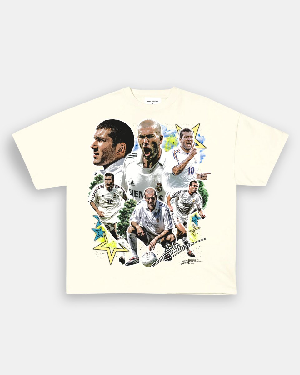 ZINEDINE ZIDANE TEE - GAME CHANGERS