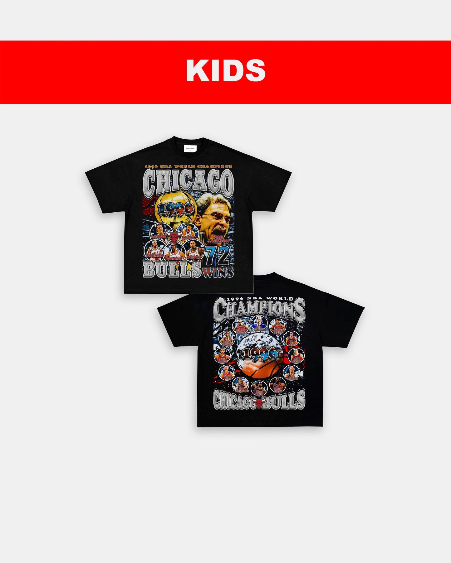 1996 NBA CHAMPIONS - KIDS TEE - [DS]