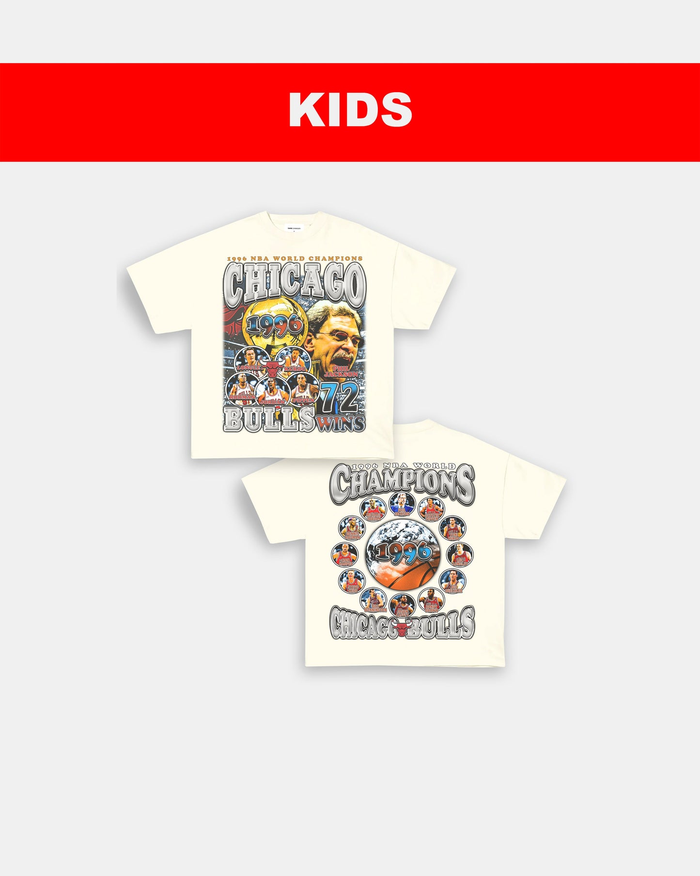 1996 NBA CHAMPIONS - KIDS TEE - [DS]