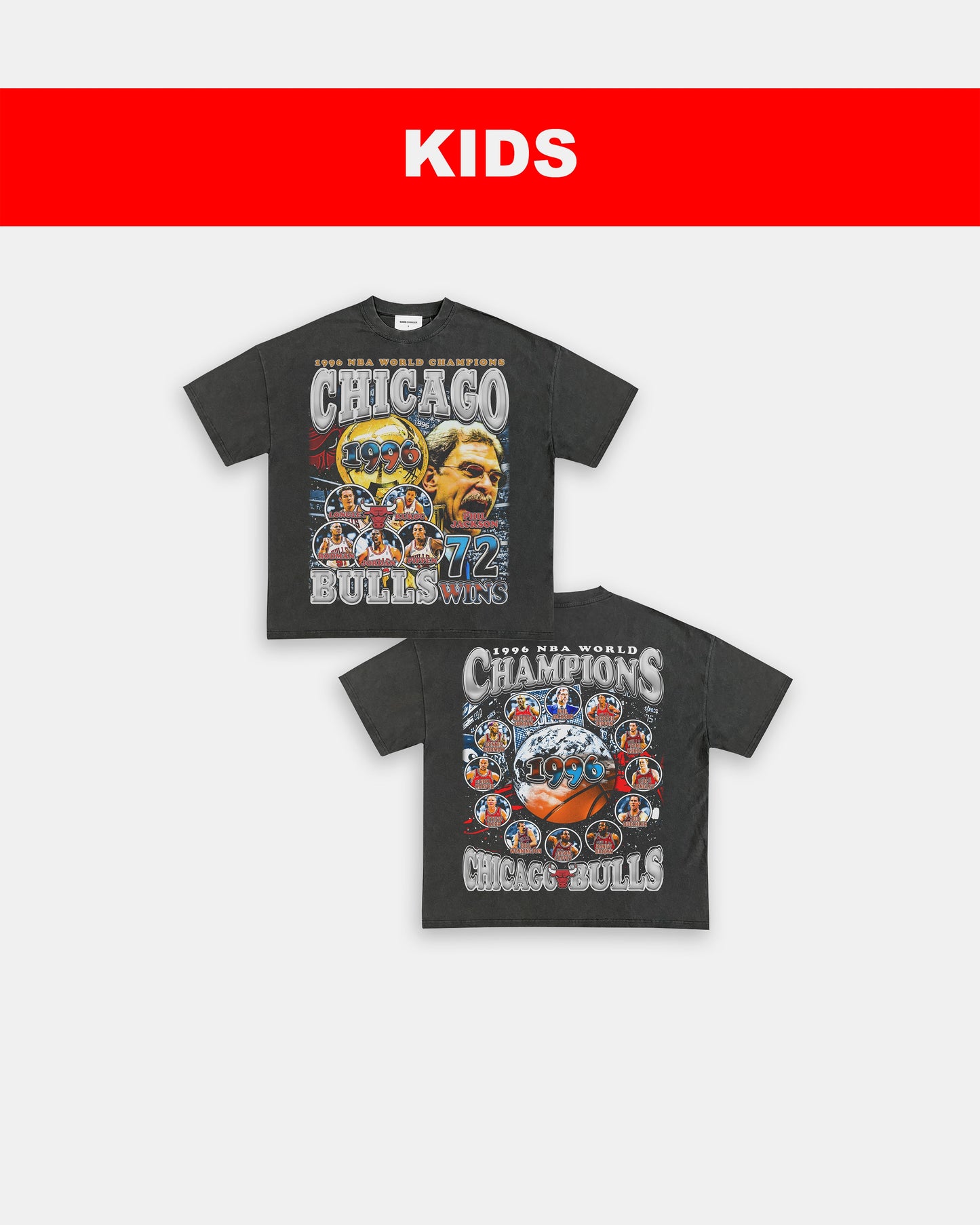 1996 NBA CHAMPIONS - KIDS TEE - [DS]