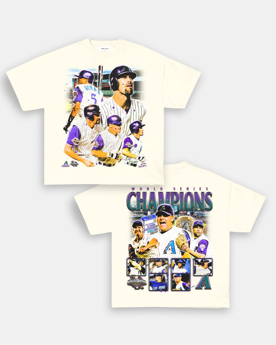 2001 WORLD SERIES CHAMPS - DIAMONDBACKS TEE - [DS] - GAME CHANGERS