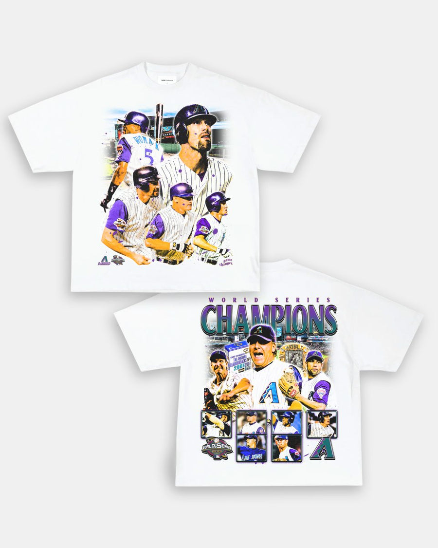 2001 WORLD SERIES CHAMPS - DIAMONDBACKS TEE - [DS] - GAME CHANGERS