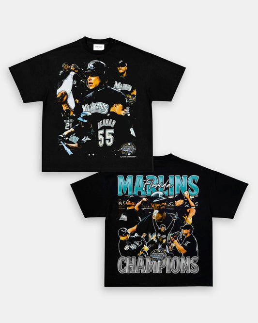 2003 WORLD SERIES CHAMPS - MARLINS TEE - [DS] - GAME CHANGERS