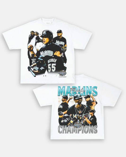 2003 WORLD SERIES CHAMPS - MARLINS TEE - [DS] - GAME CHANGERS
