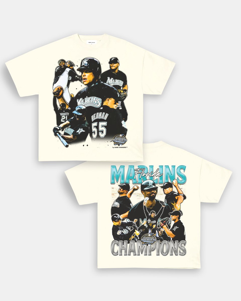 2003 WORLD SERIES CHAMPS - MARLINS TEE - [DS] - GAME CHANGERS