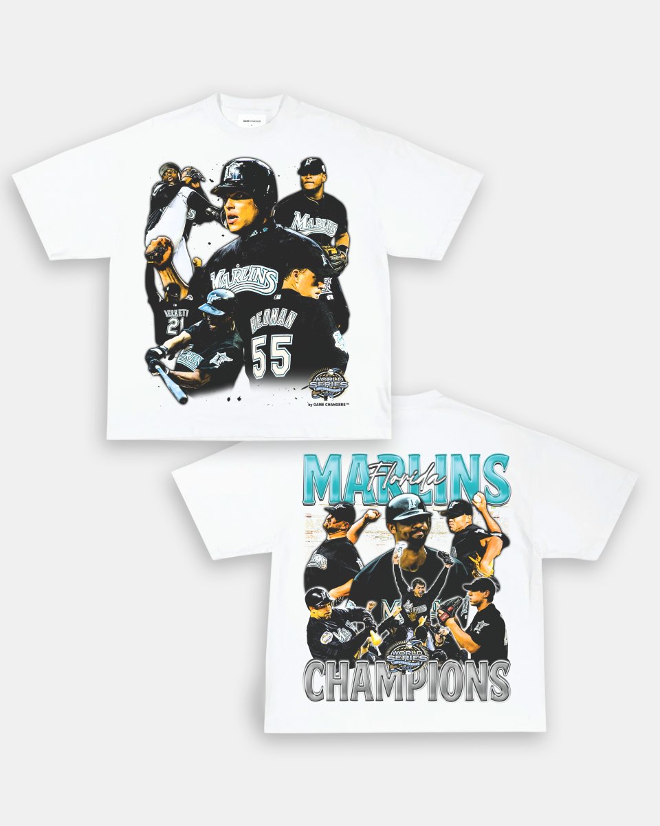 2003 WORLD SERIES CHAMPS - MARLINS TEE - [DS] - GAME CHANGERS