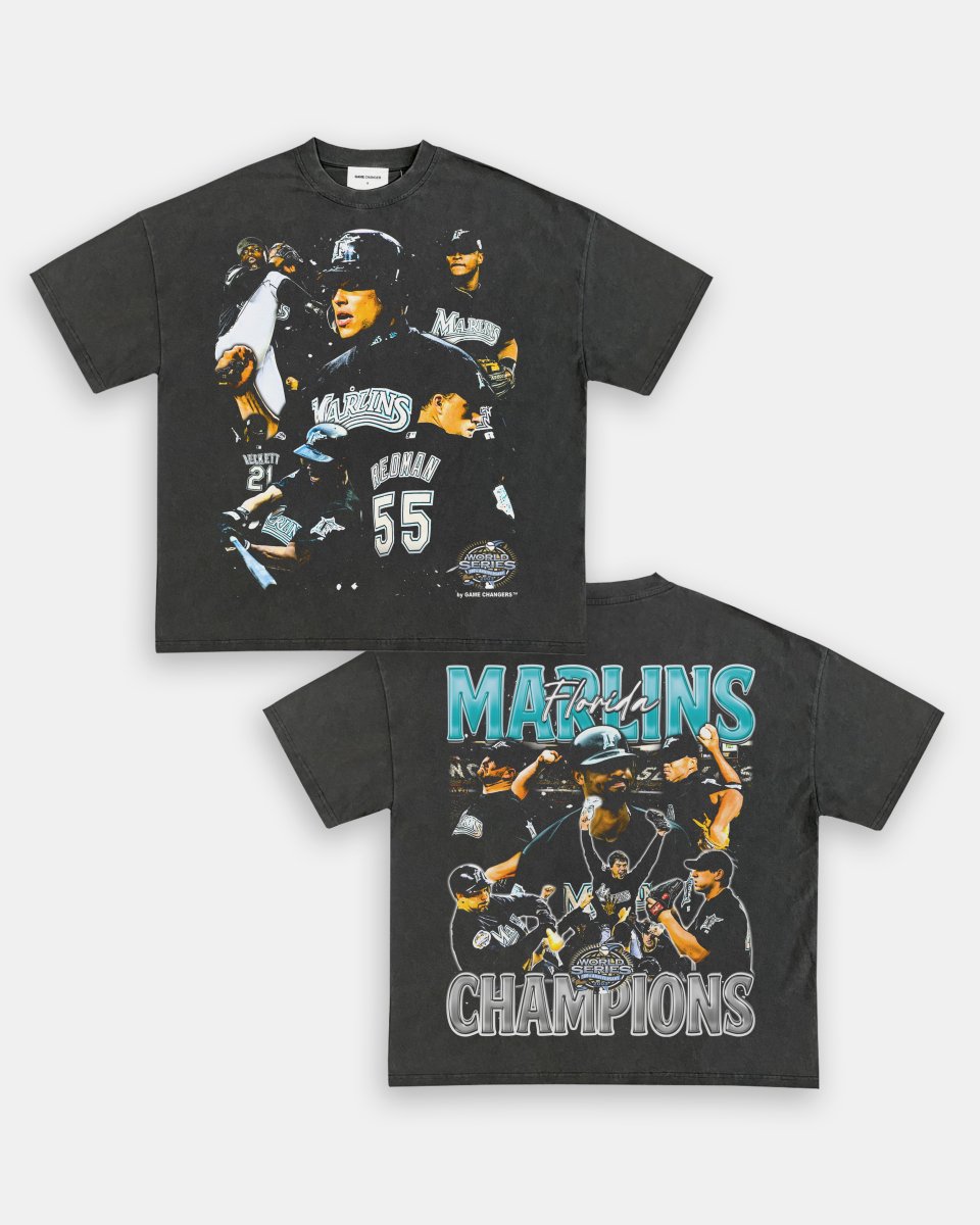 2003 WORLD SERIES CHAMPS - MARLINS TEE - [DS] - GAME CHANGERS