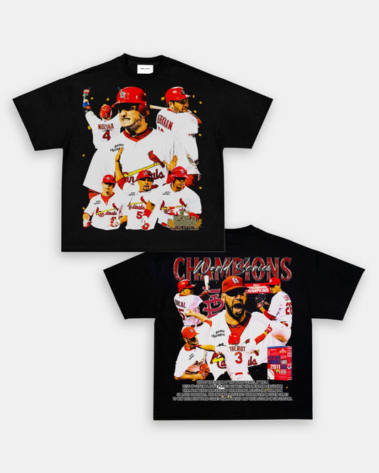2011 WORLD SERIES CHAMPS - CARDINALS TEE - [DS] - GAME CHANGERS
