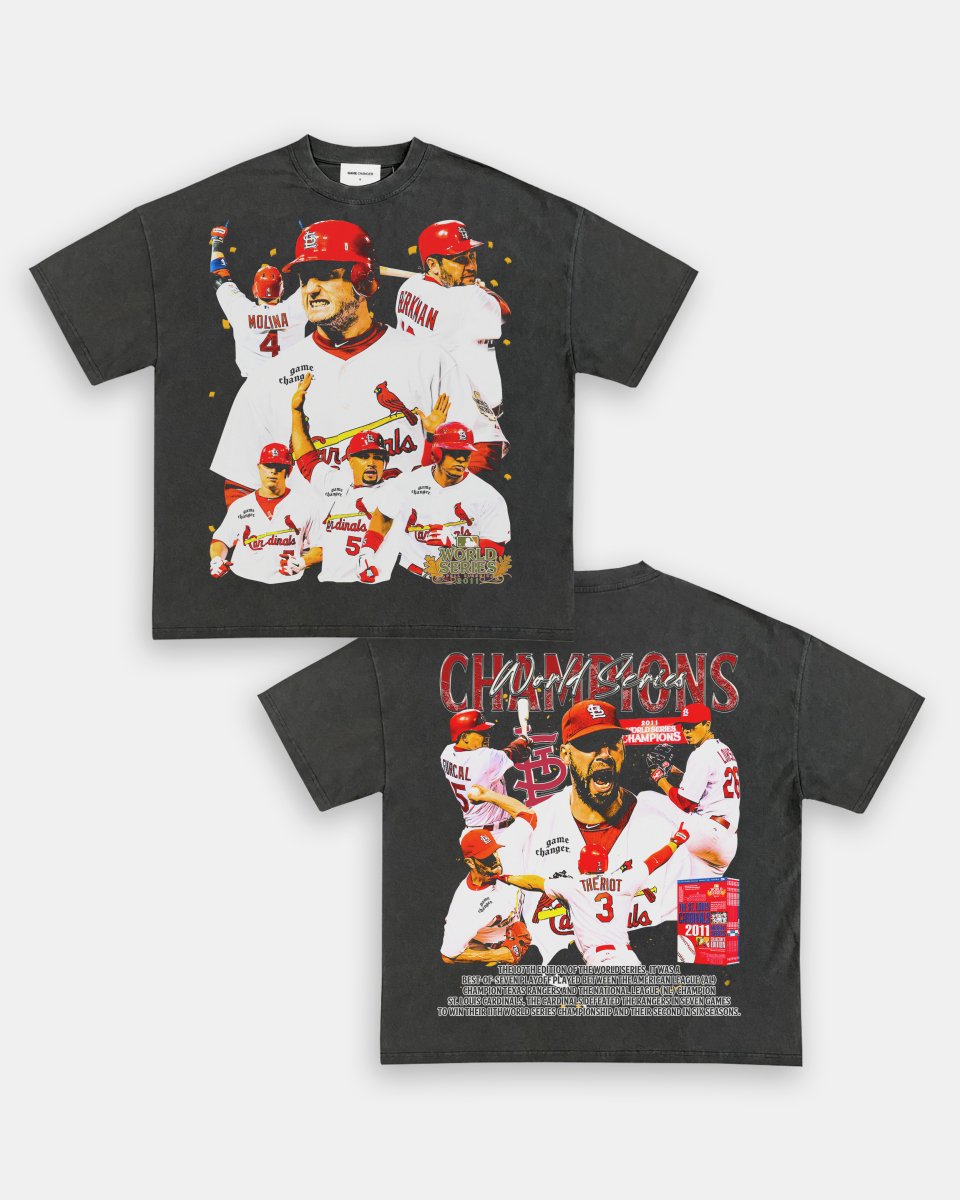 2011 WORLD SERIES CHAMPS - CARDINALS TEE - [DS] - GAME CHANGERS