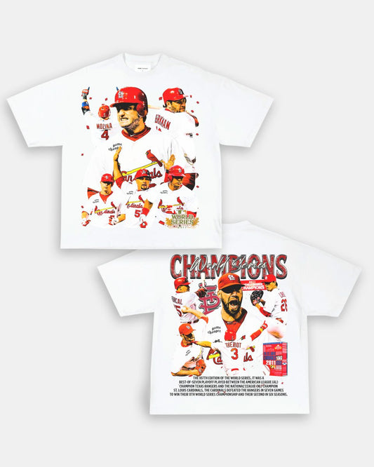 2011 WORLD SERIES CHAMPS - CARDINALS TEE - [DS] - GAME CHANGERS