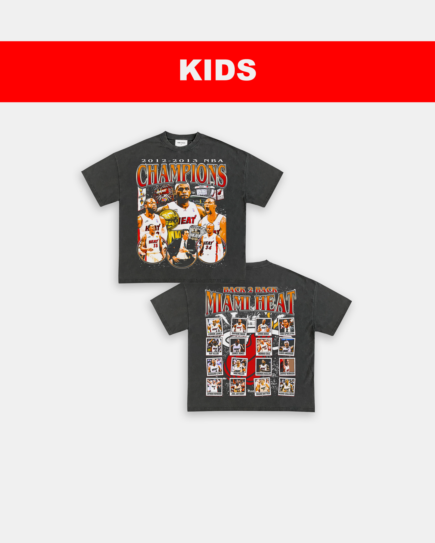 2012-13 NBA CHAMPIONS - KIDS TEE - [DS]