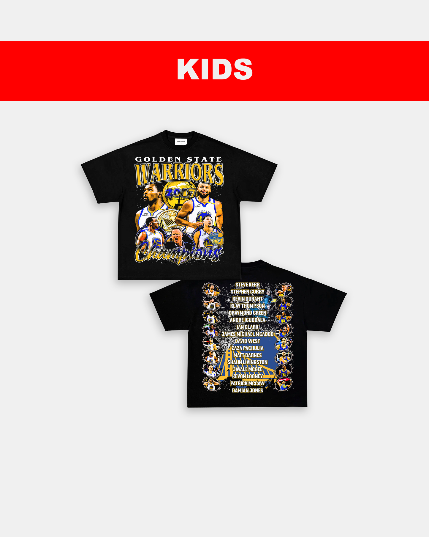 2017 NBA CHAMPIONS - KIDS TEE - [DS]