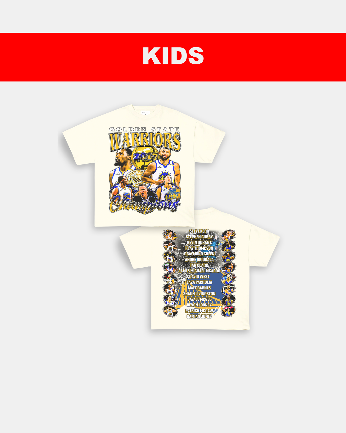 2017 NBA CHAMPIONS - KIDS TEE - [DS]