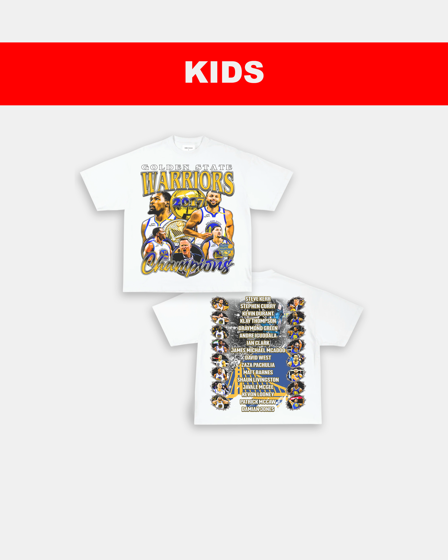 2017 NBA CHAMPIONS - KIDS TEE - [DS]