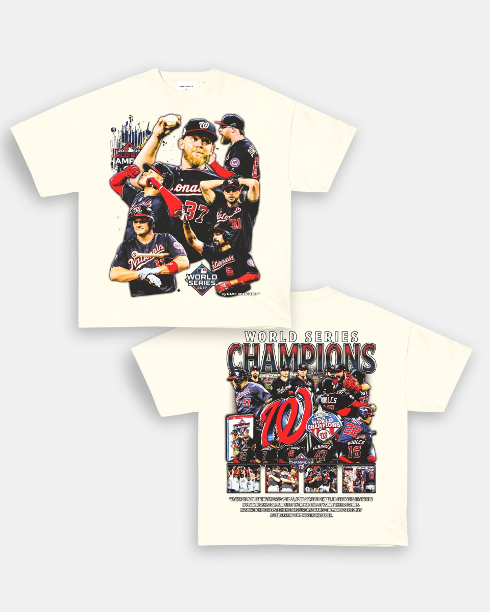 2019 WORLD SERIES CHAMPS - NATIONALS TEE - [DS] - GAME CHANGERS
