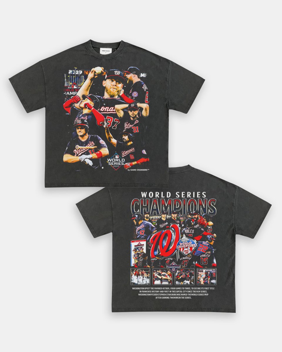2019 WORLD SERIES CHAMPS - NATIONALS TEE - [DS] - GAME CHANGERS