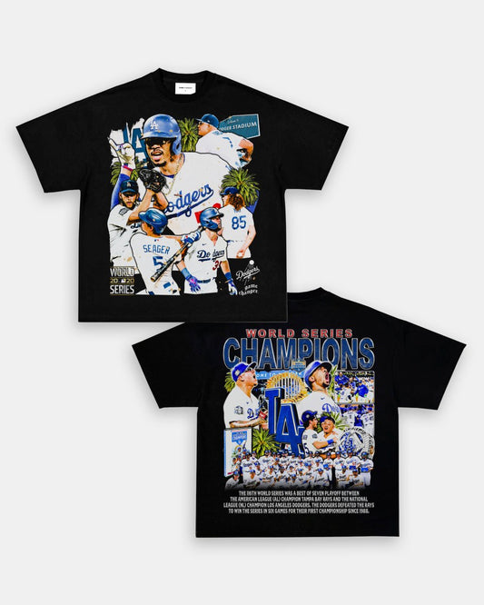 2020 WORLD SERIES CHAMPS - DODGERS TEE - [DS] - GAME CHANGERS