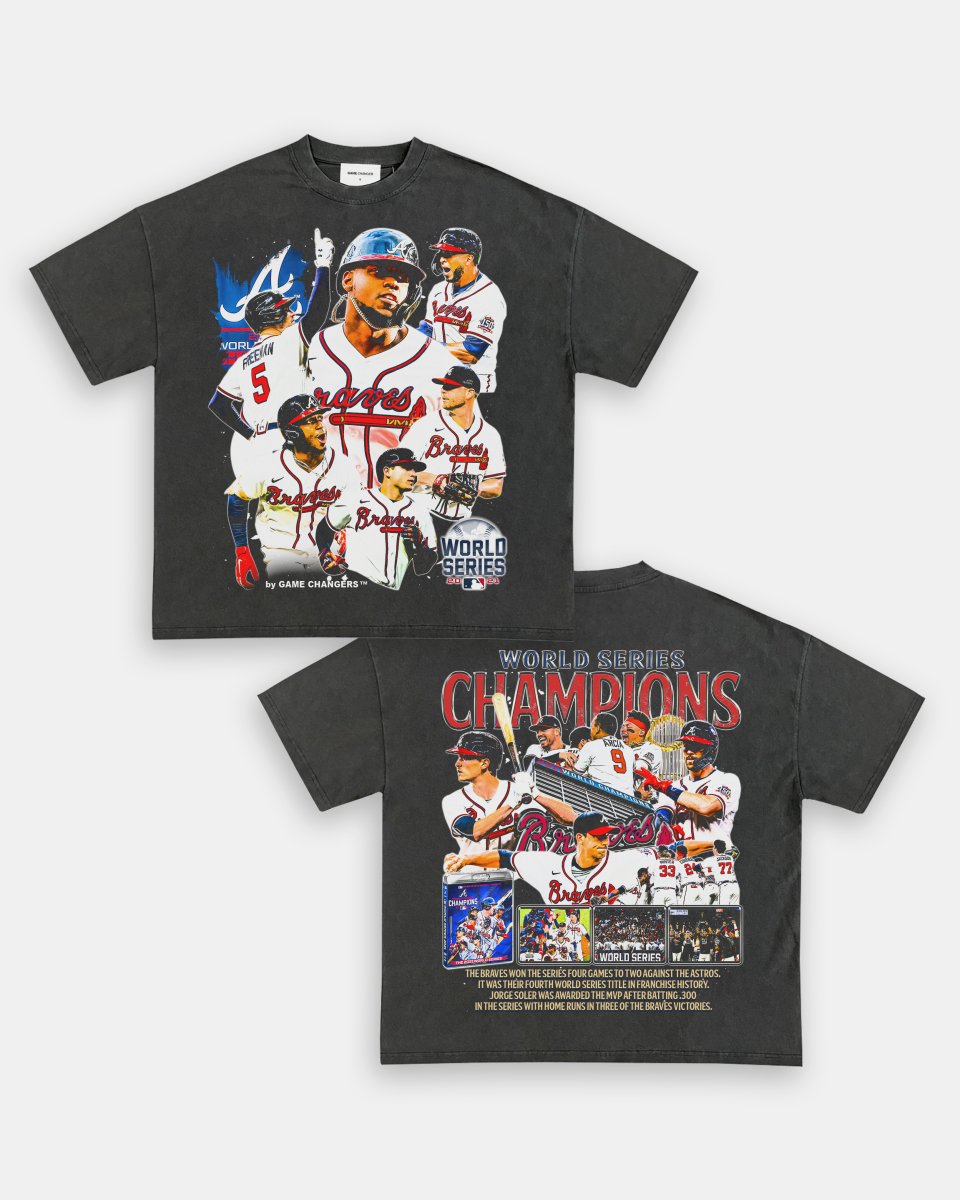 2021 WORLD SERIES CHAMPS - BRAVES TEE - [DS] - GAME CHANGERS