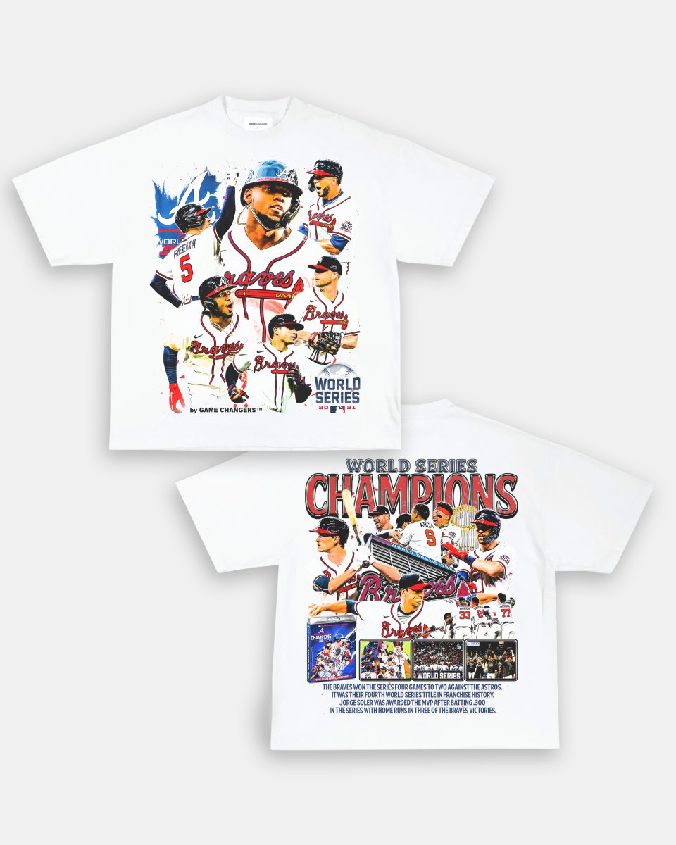 2021 WORLD SERIES CHAMPS - BRAVES TEE - [DS] - GAME CHANGERS