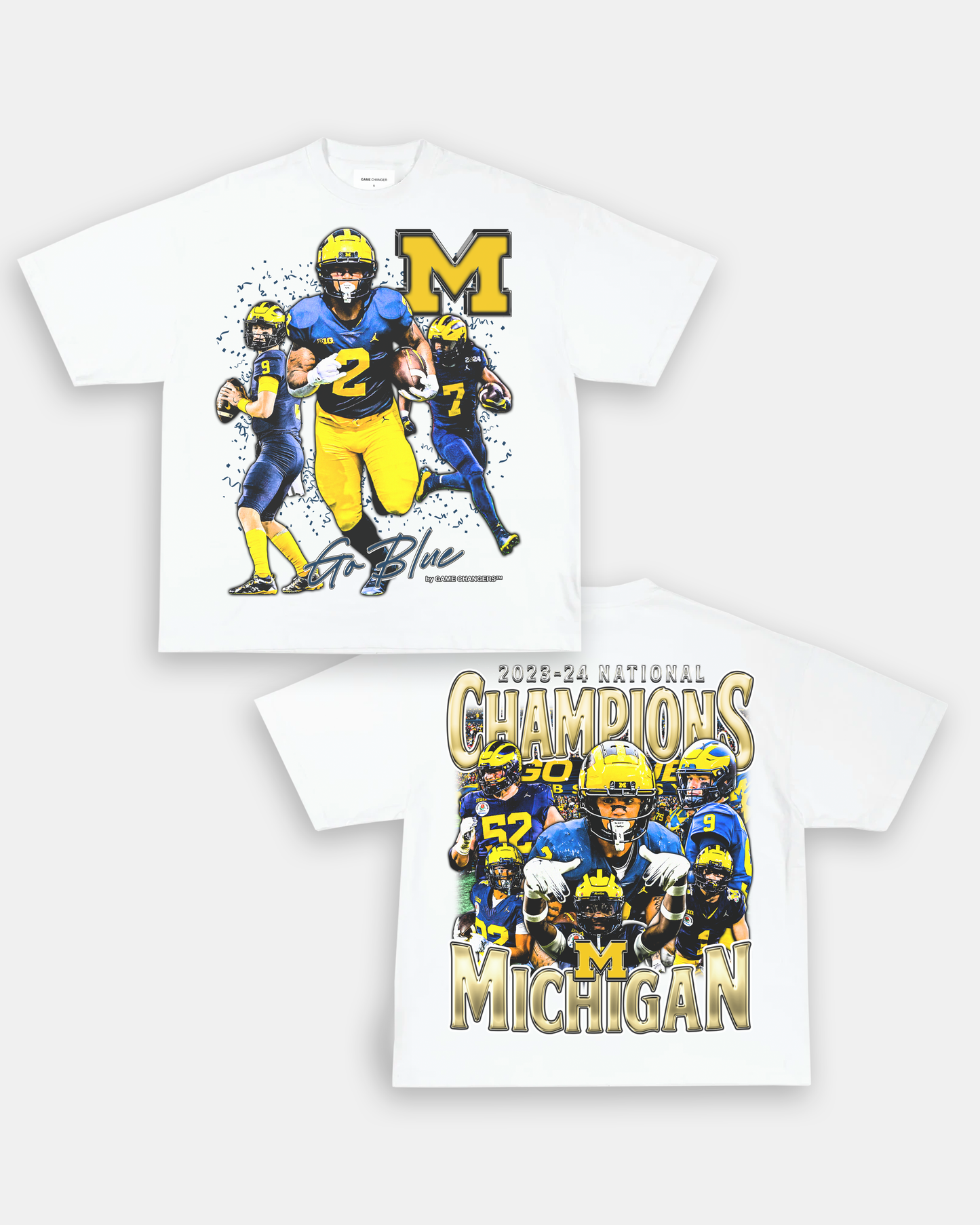 2023-24 NATIONAL CHAMPS - MICHIGAN TEE - [DS]