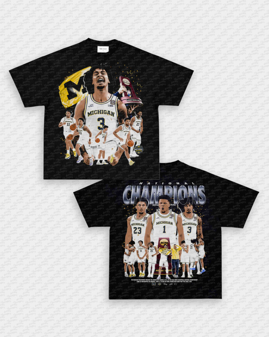 25-26 NATIONAL CHAMPS - MICHIGAN TEE - [DS]