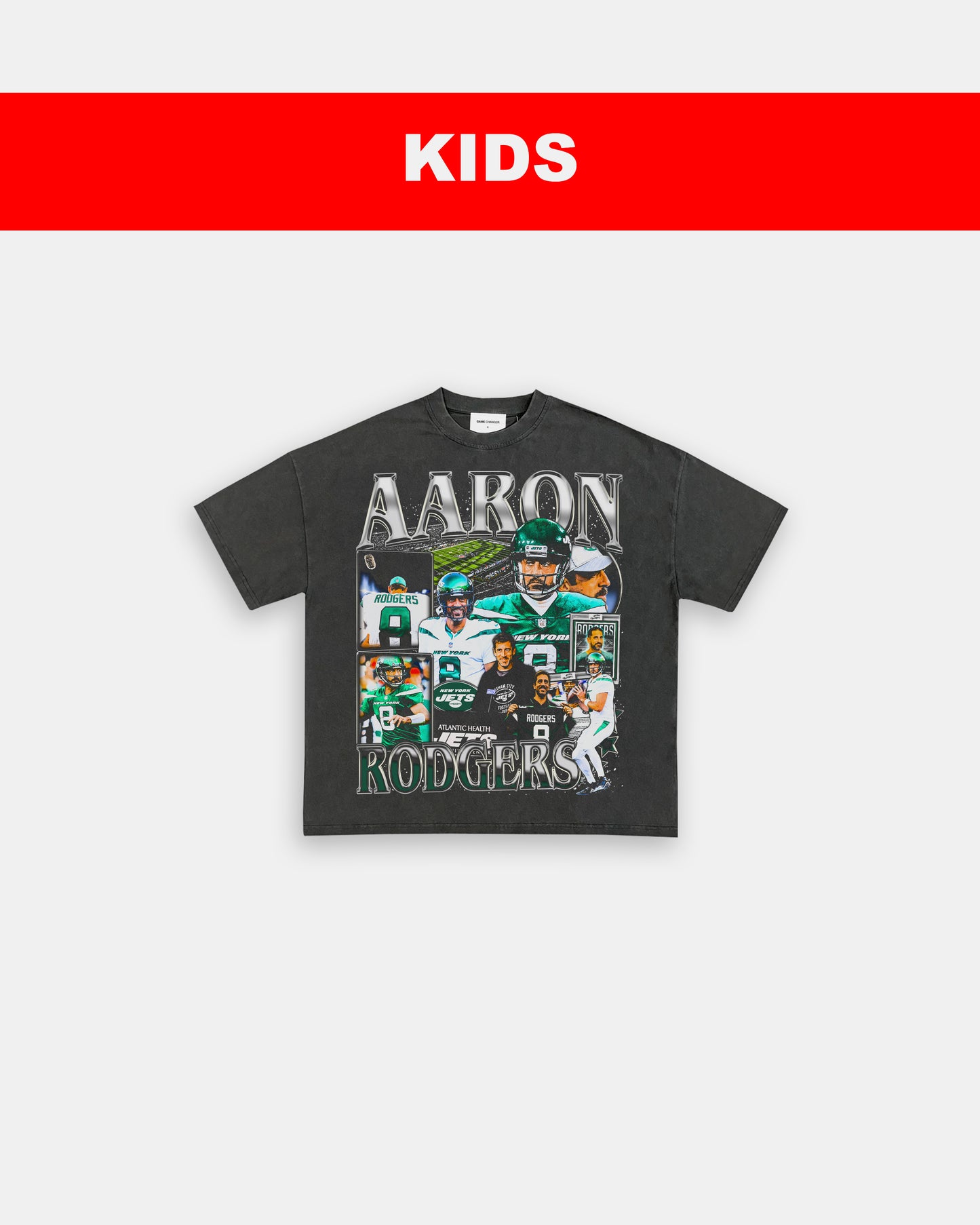 AARON RODGERS - JETS - KIDS TEE