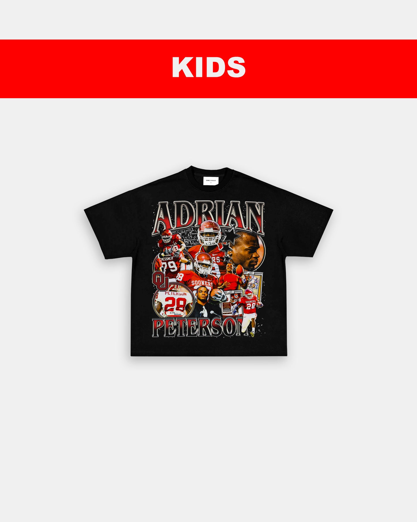 ADRIAN PETERSON - OKLAHOMA - KIDS TEE