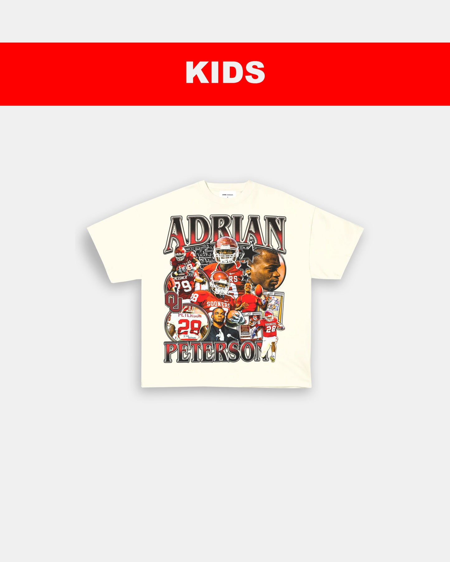 ADRIAN PETERSON - OKLAHOMA - KIDS TEE