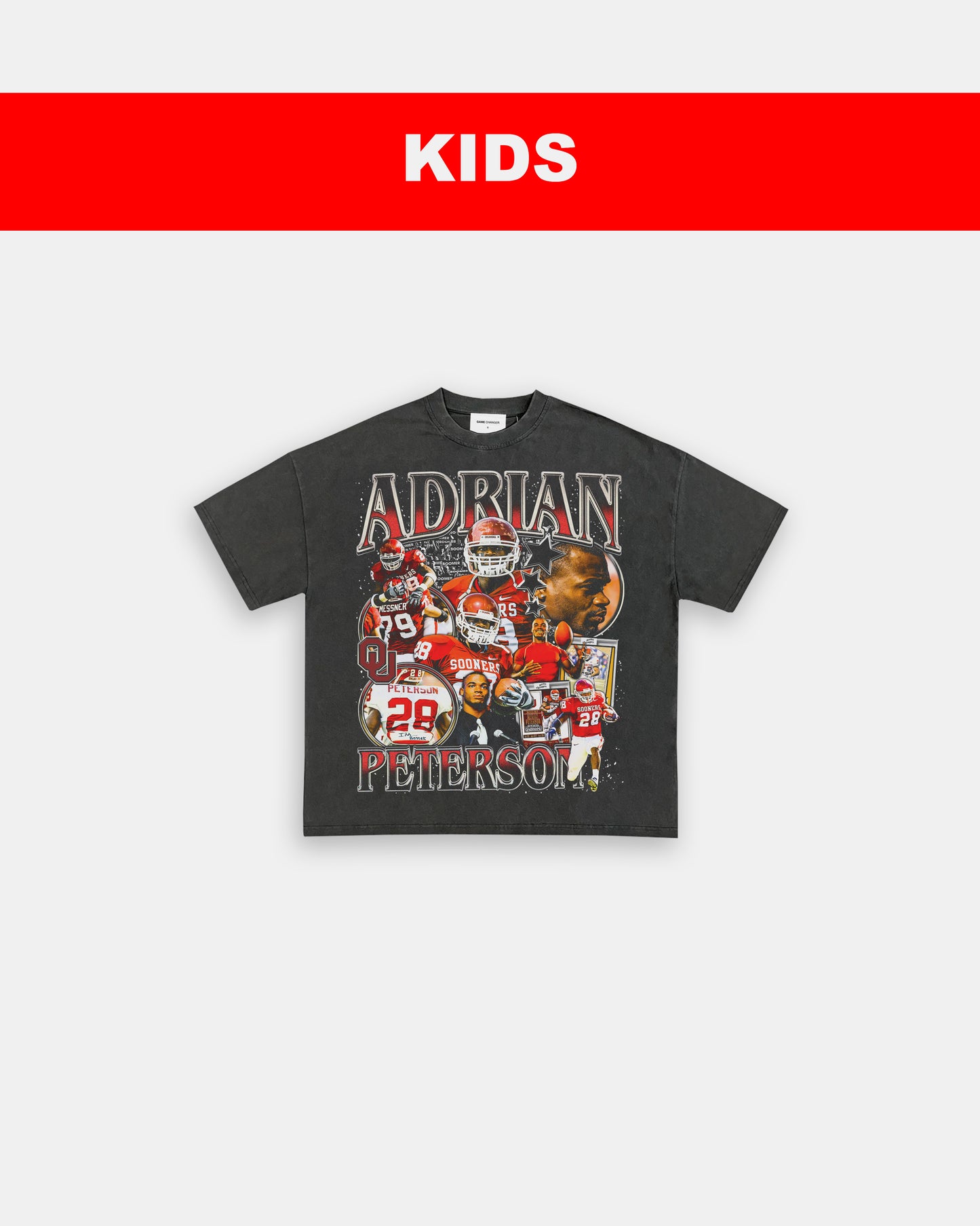 ADRIAN PETERSON - OKLAHOMA - KIDS TEE