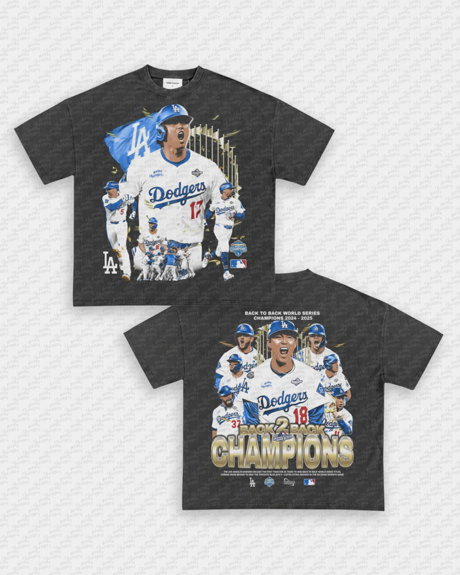 BACK 2 BACK DODGERS TEE - [DS]