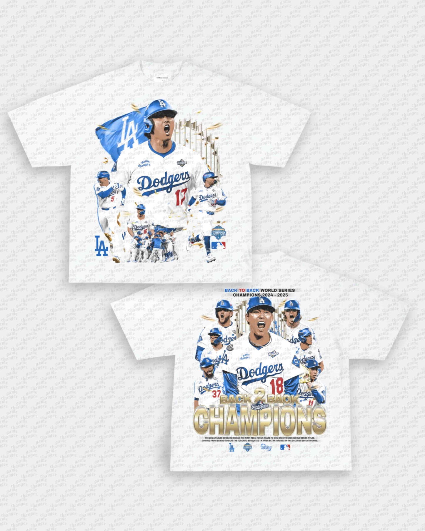 BACK 2 BACK DODGERS TEE - [DS]