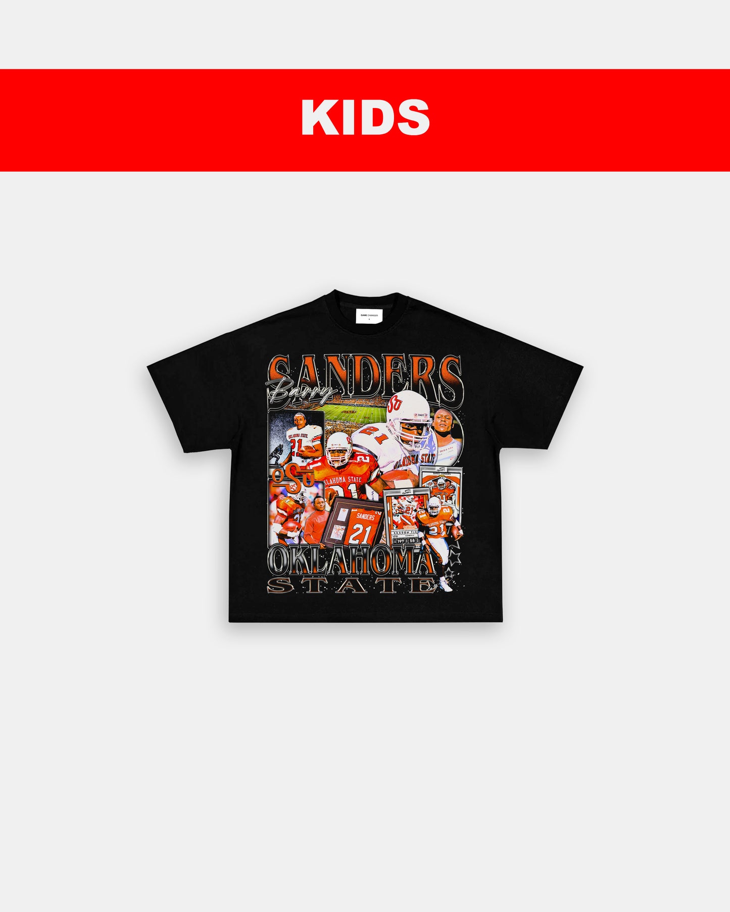 BARRY SANDERS - OSU - KIDS TEE