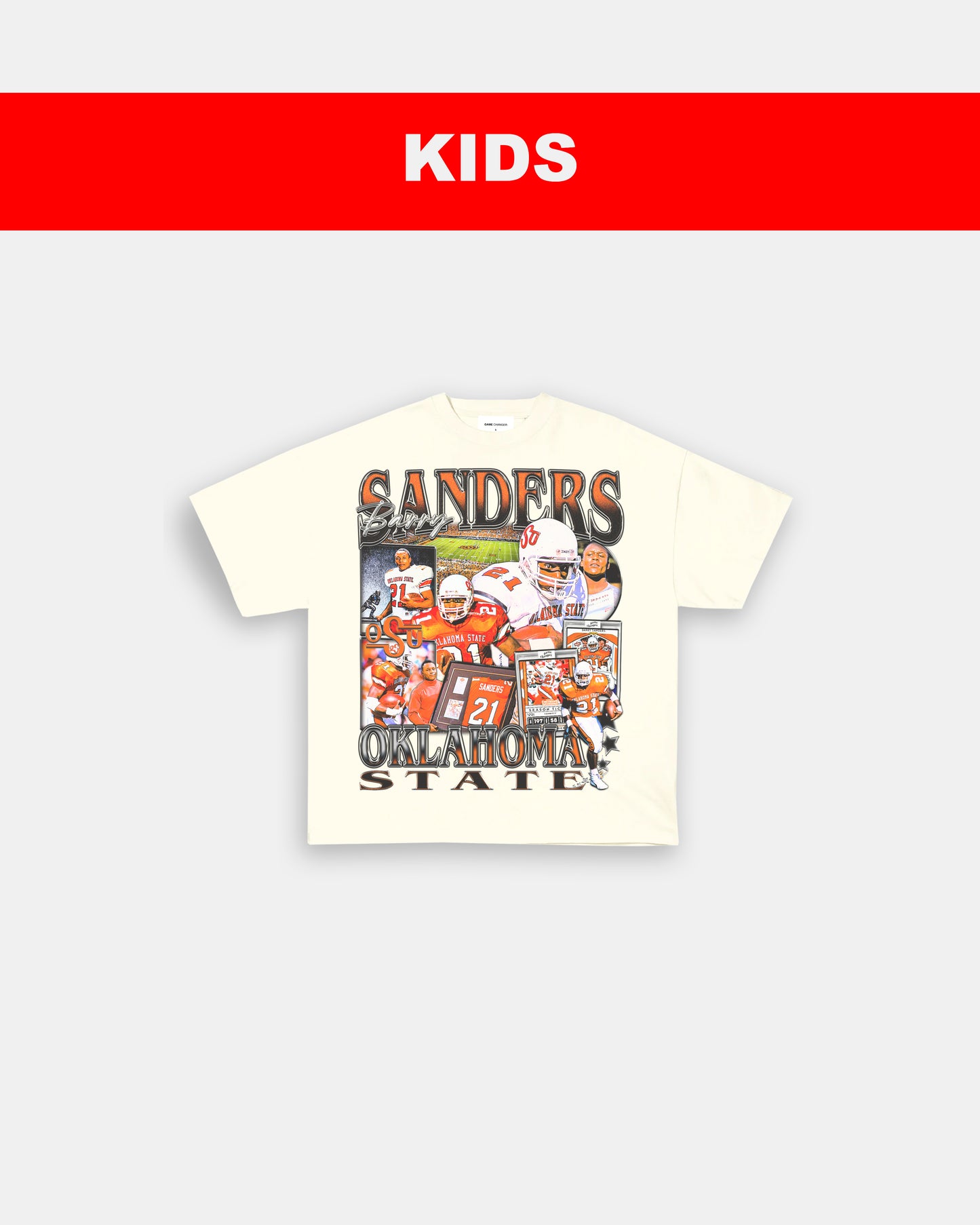 BARRY SANDERS - OSU - KIDS TEE