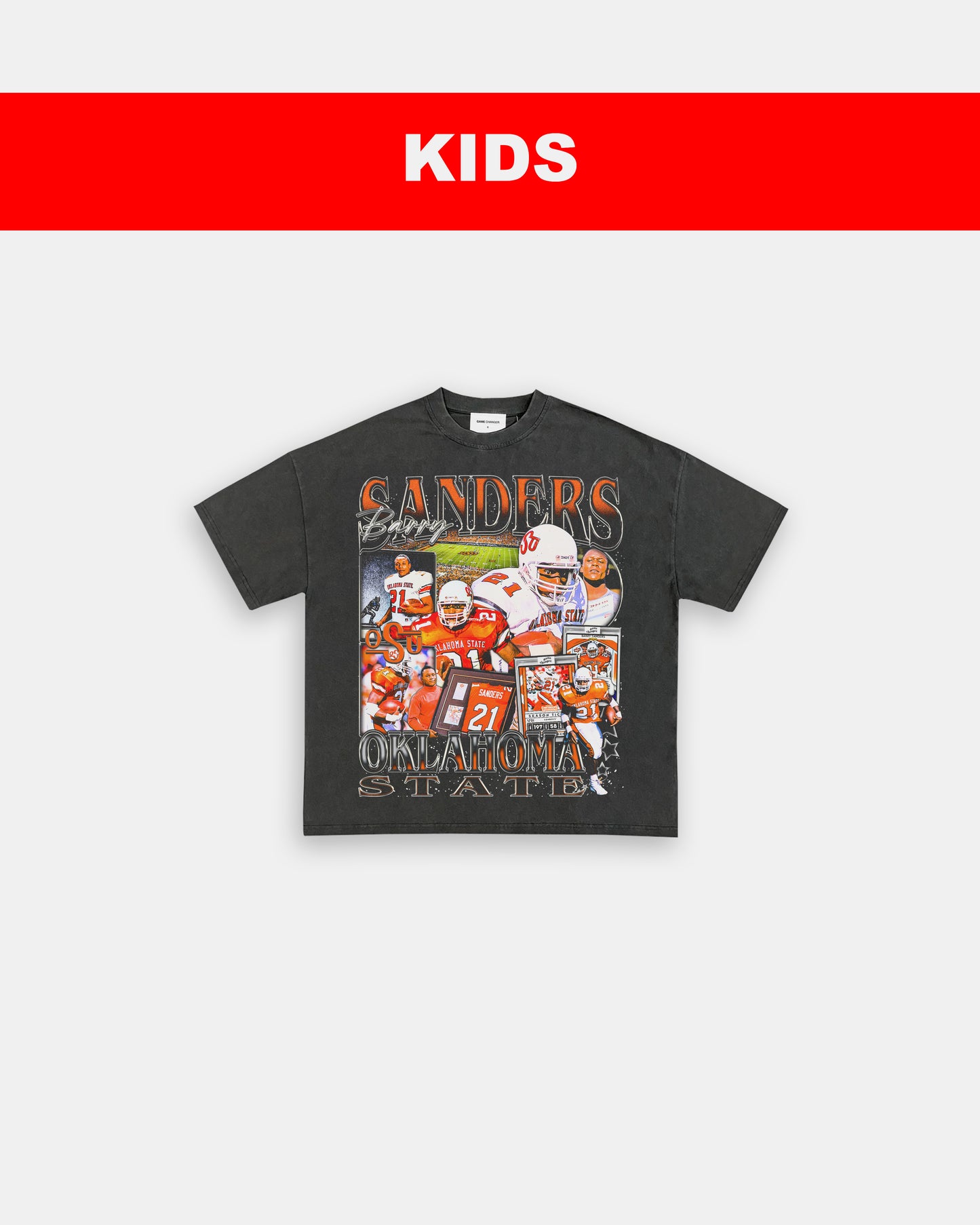 BARRY SANDERS - OSU - KIDS TEE