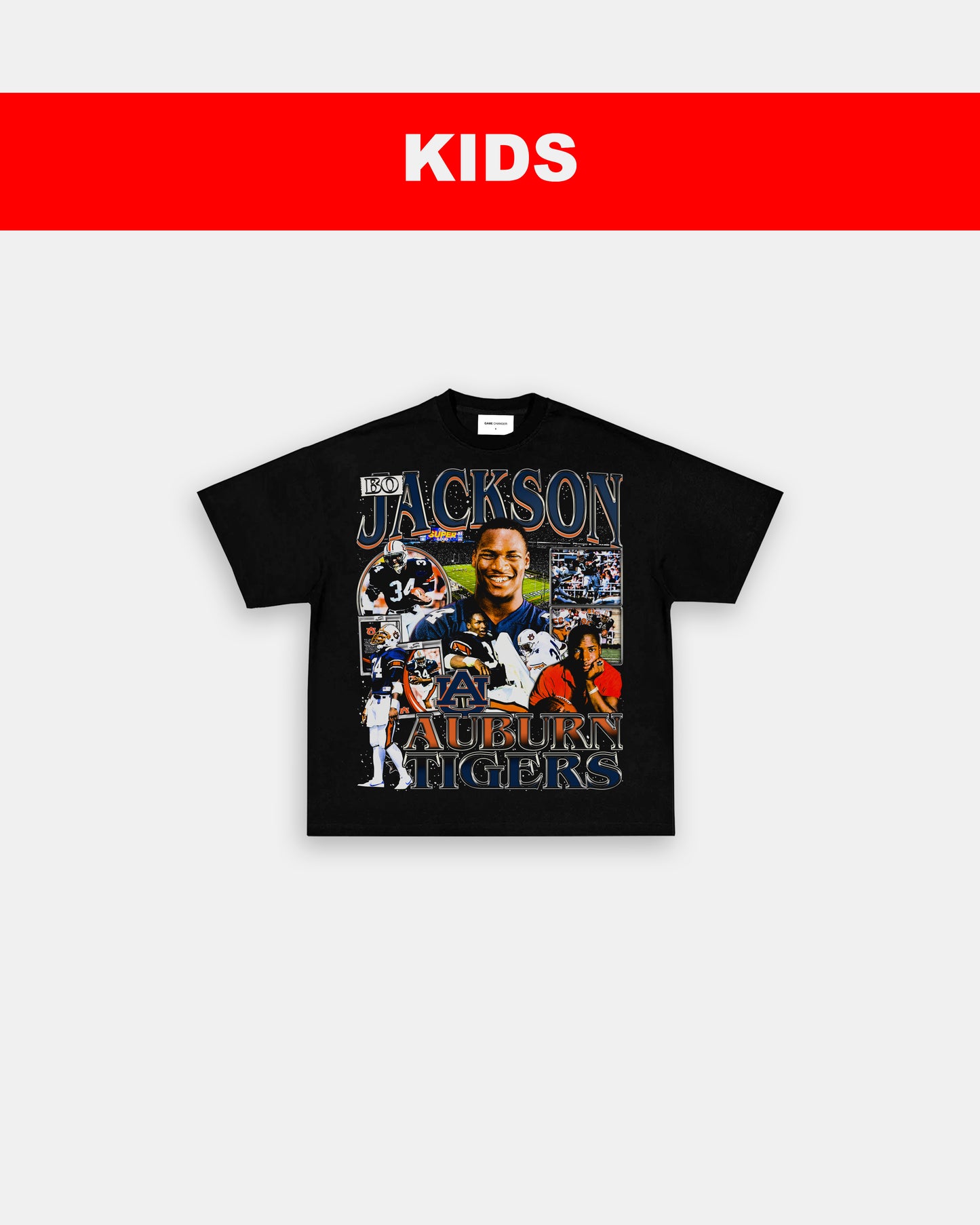 BO JACKSON - AUBURN - KIDS TEE