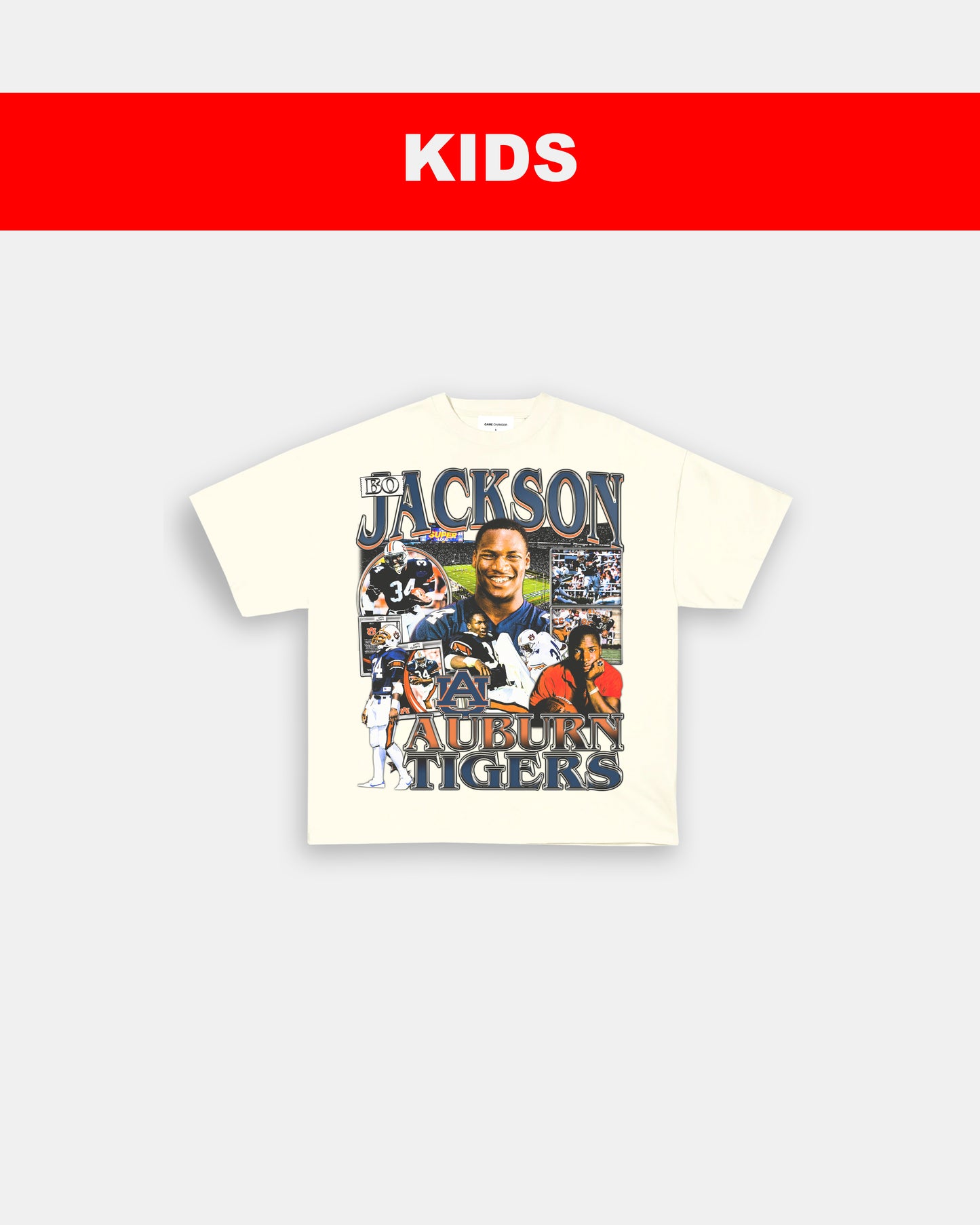 BO JACKSON - AUBURN - KIDS TEE