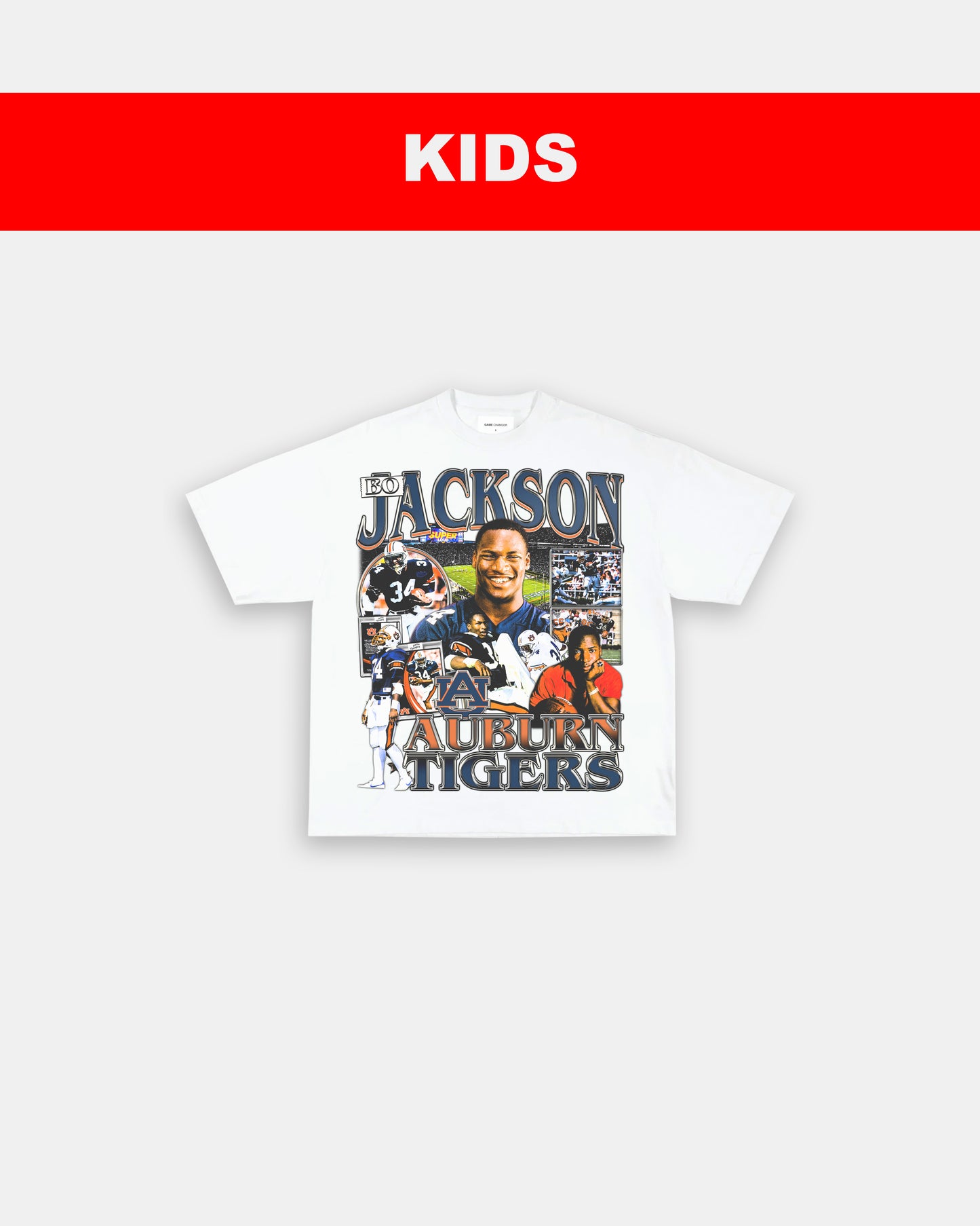 BO JACKSON - AUBURN - KIDS TEE