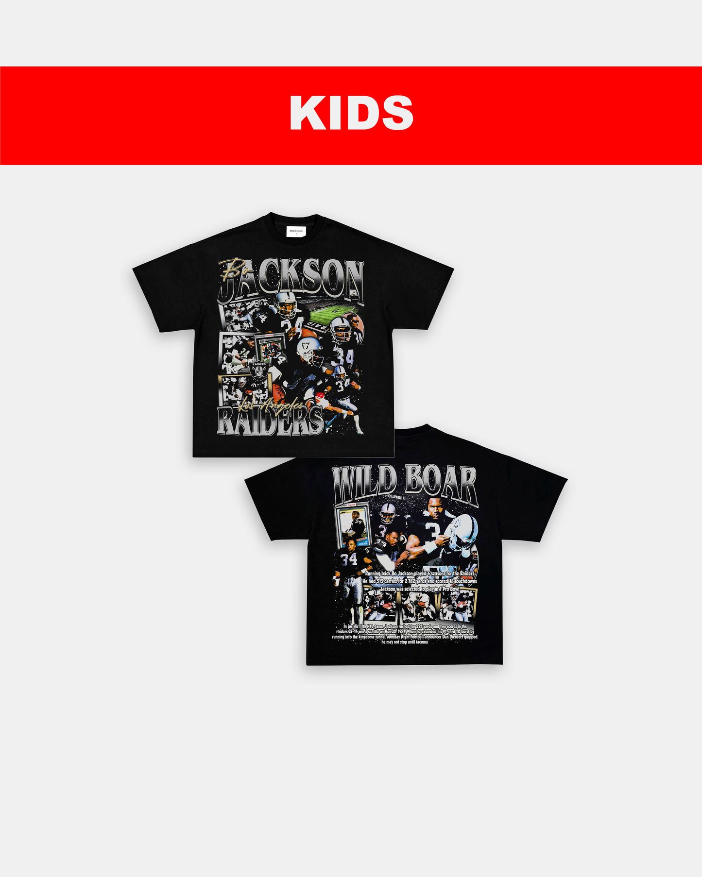 BO JACKSON - KIDS TEE [DS]