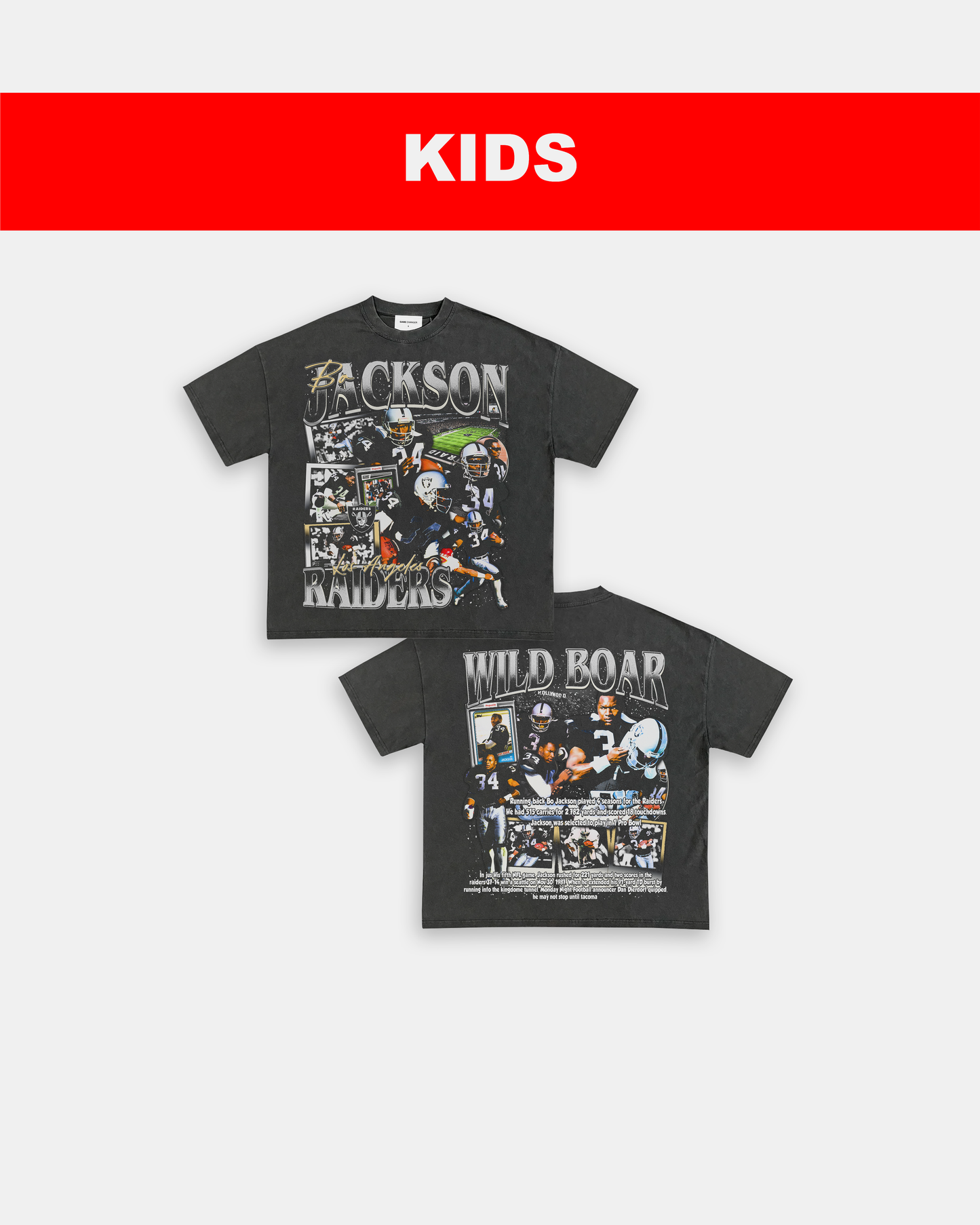 BO JACKSON - KIDS TEE [DS]