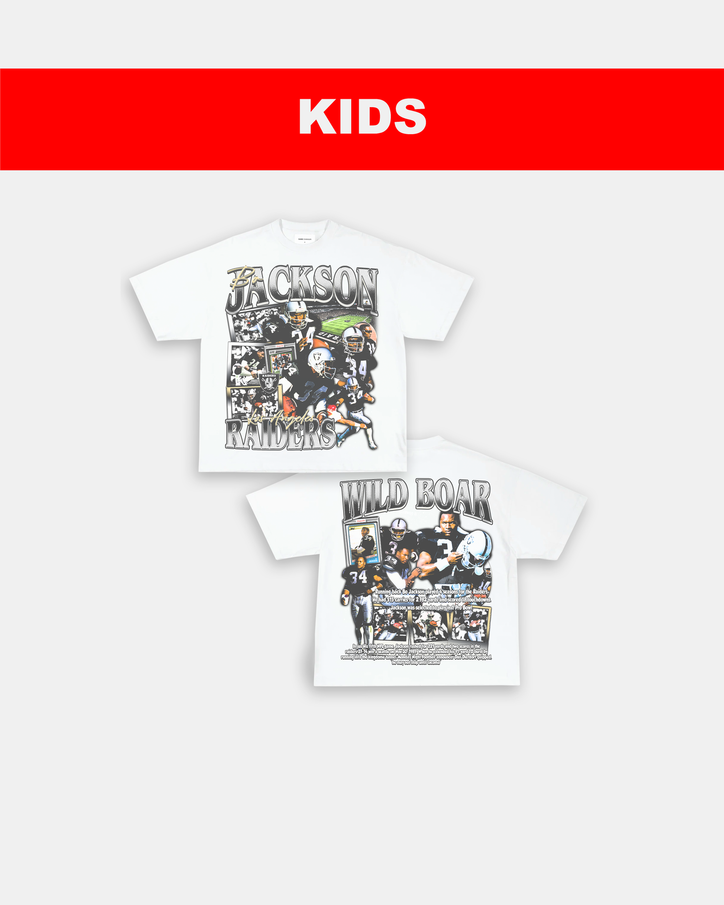 BO JACKSON - KIDS TEE [DS]