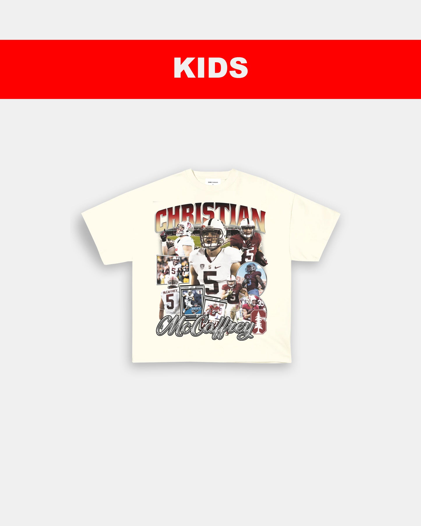 CHRISTIAN MCCAFFREY - STANFORD - KIDS TEE